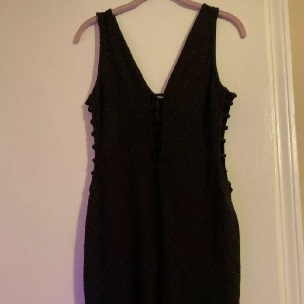 Charlotte Russe cut out jumpsuit black
